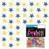 Confetti Star 1/4" Blue Navy, Yellow