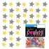 Confetti Star 1/4" Silver, Yellow