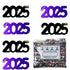 ConfettiCombo - Year 2025 Black, Purple