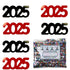 ConfettiCombo - Year 2025 Black, Red