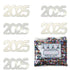 ConfettiCombo - Year 2025 Silver, White