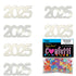 ConfettiCombo - Year 2025 Silver, White