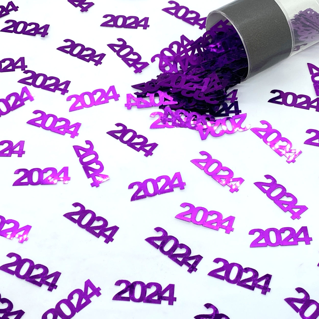 Confetti Year 2024 Purple, Red