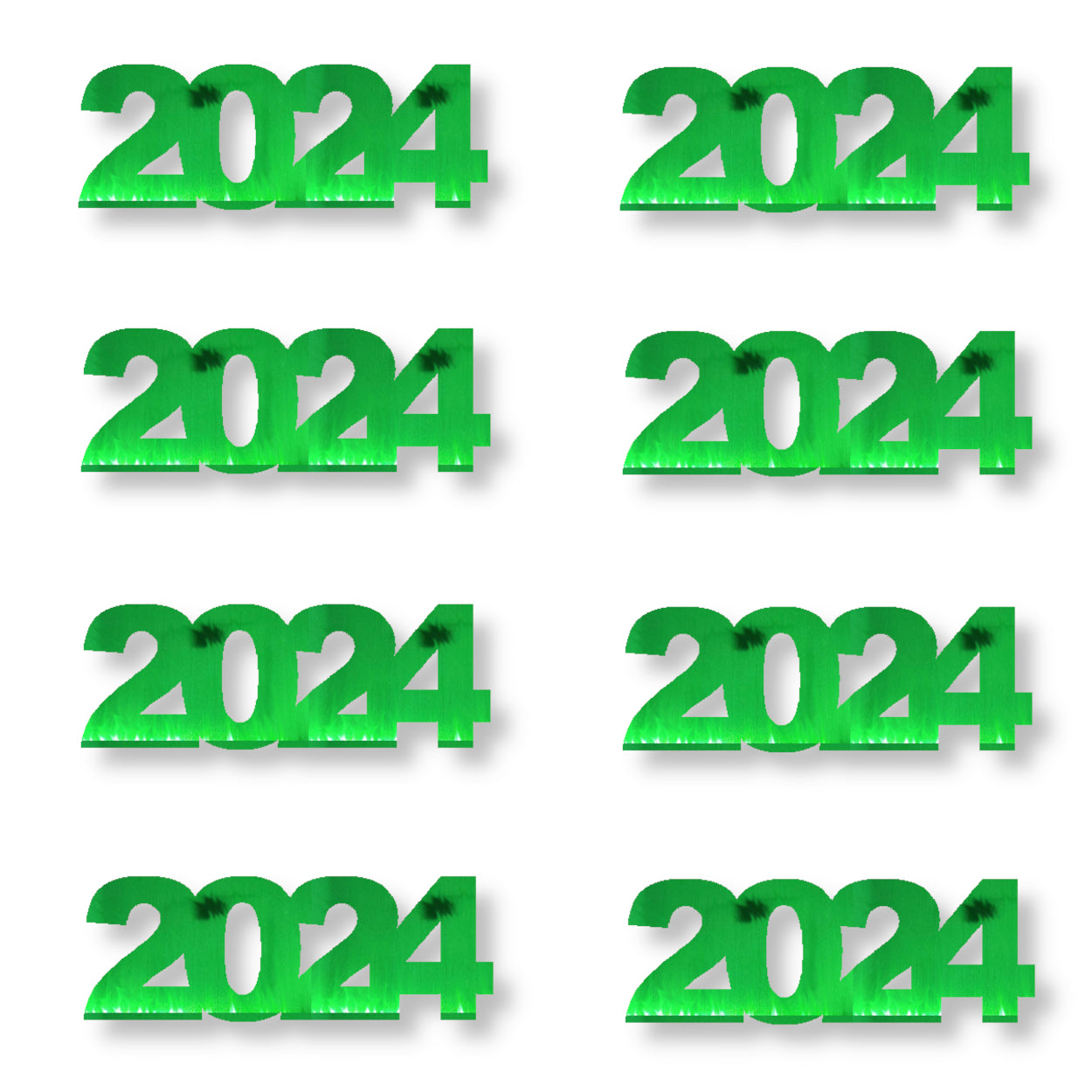 WC Year 2024, Star Blue Dark, Green and Red