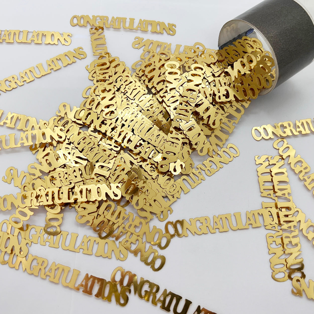 Confetti Word CONGRATULATIONS Gold 