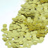 Confetti Circle 1/4" Gold, Green