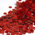 Confetti Circle 1/4" Red, Silver