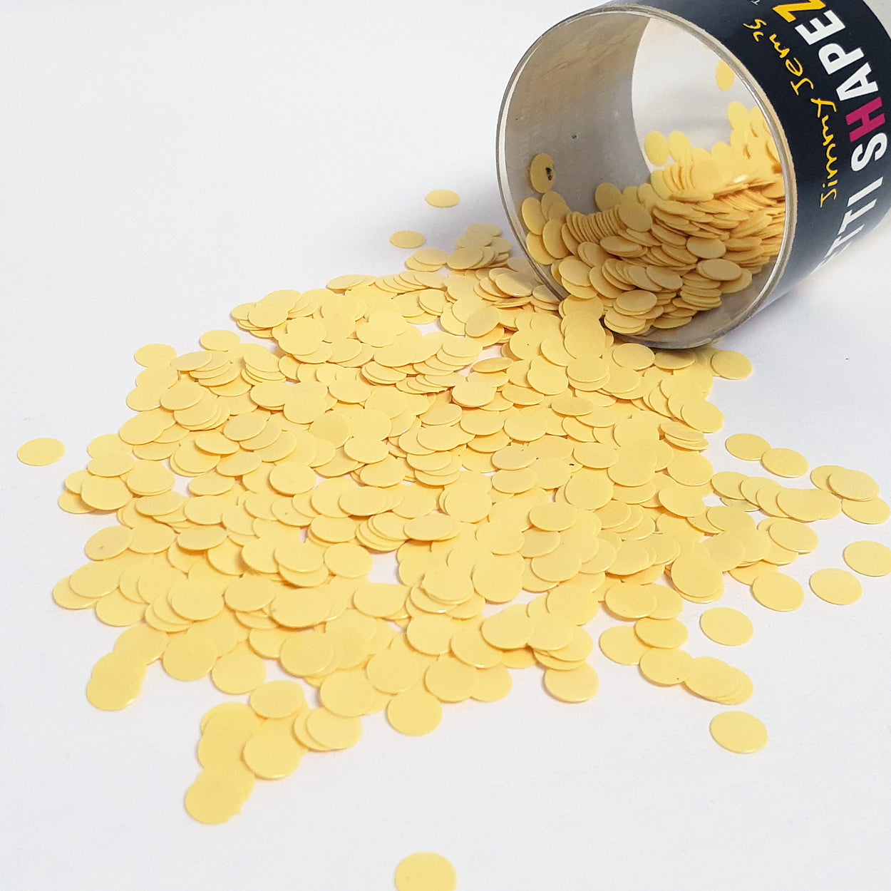 Confetti Circle 1/4" Blue Royal, Yellow