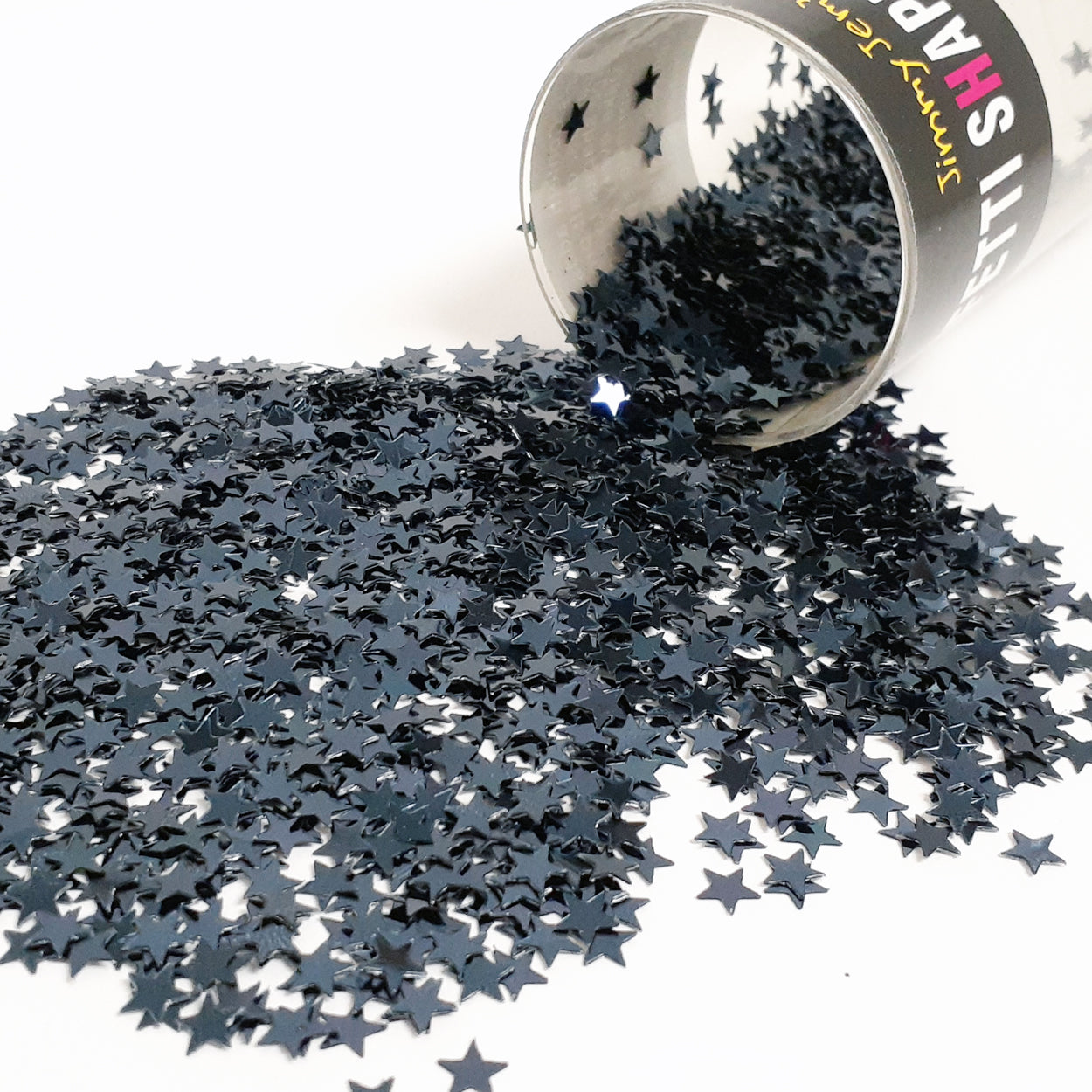 Confetti Star 1/4" Blue Navy, Purple