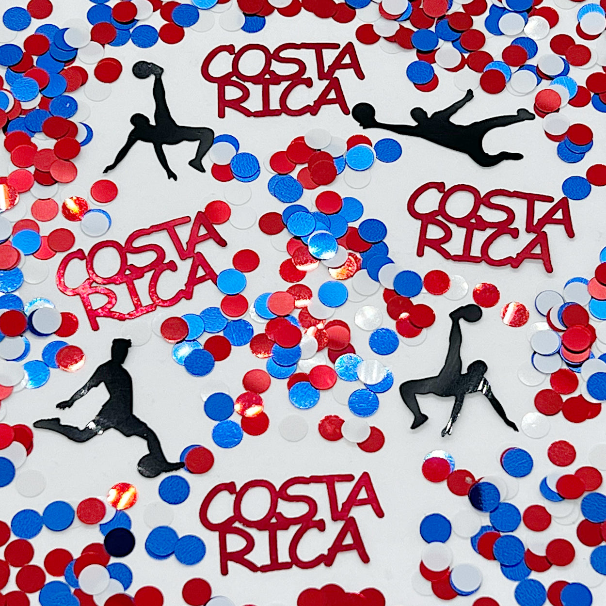 COSTA RICA, Player, Ball Red, White, Blue