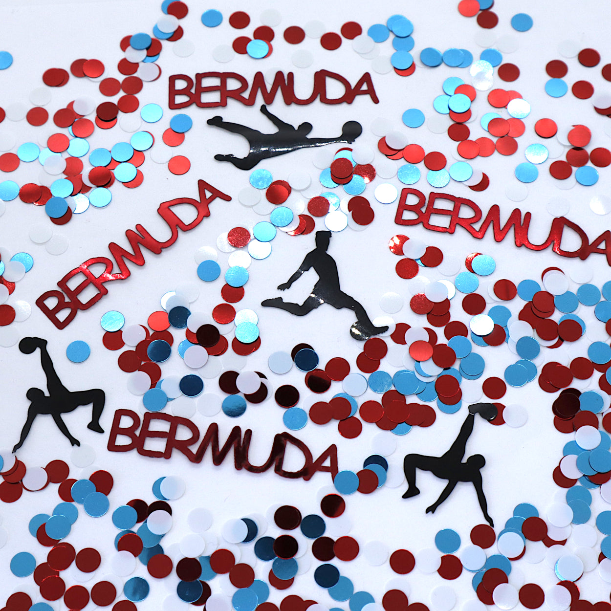 BERMUDA, Player, Ball Red, White, Blue Light