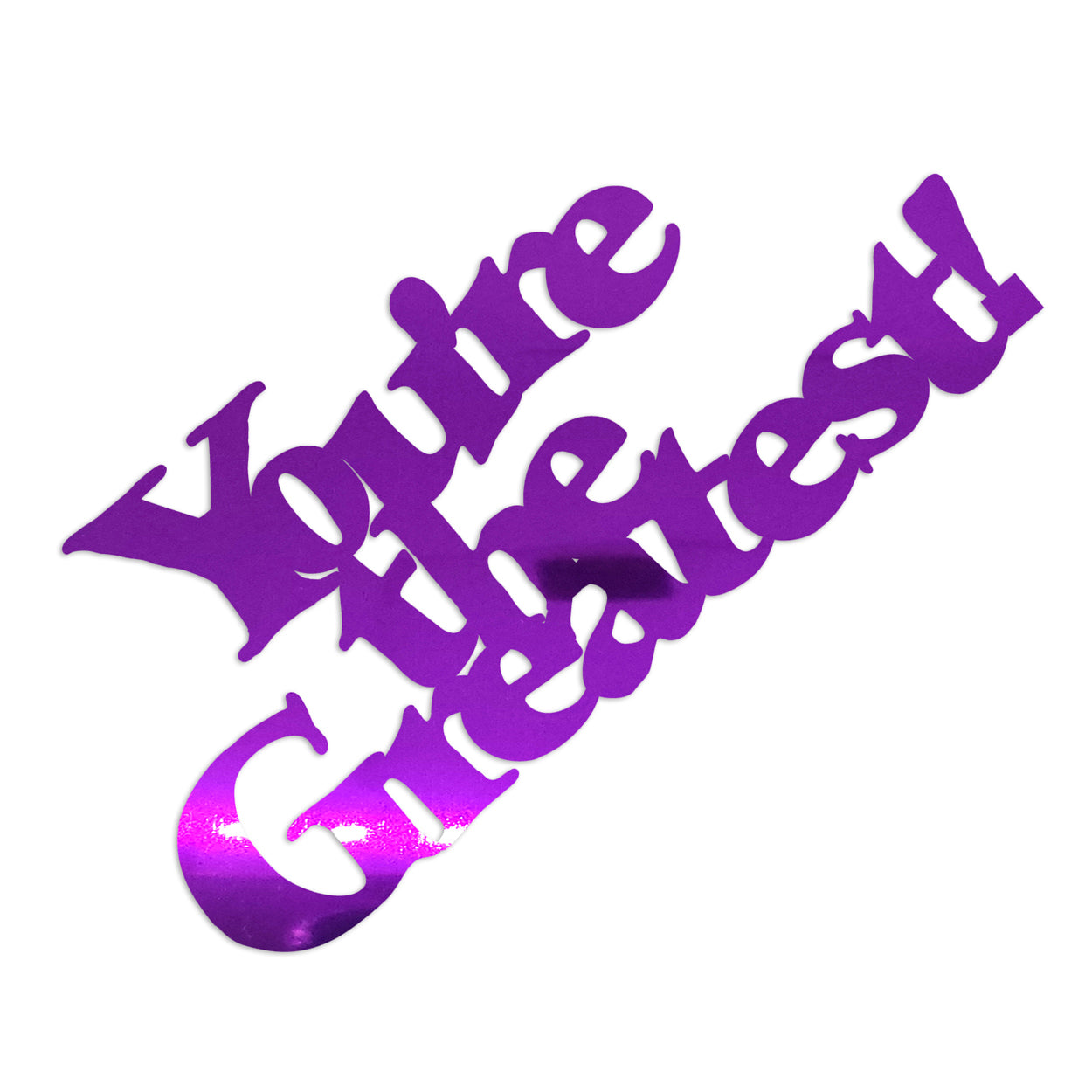 Custom-Bigs 2" & 5" - YOURE THE GREATEST Purple