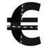 Custom-Bigs 2" & 5" - EURO SYMBOL  Black