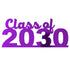 Custom-Bigs 2" & 5" - CLASS OF 2030 Purple