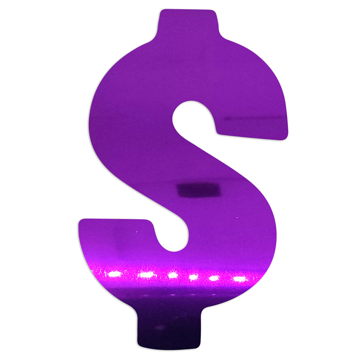 Custom-Bigs 2" & 5" - DOLLAR SIGN Purple