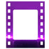 Custom-Bigs 2" & 5" - FRAME FILM Purple