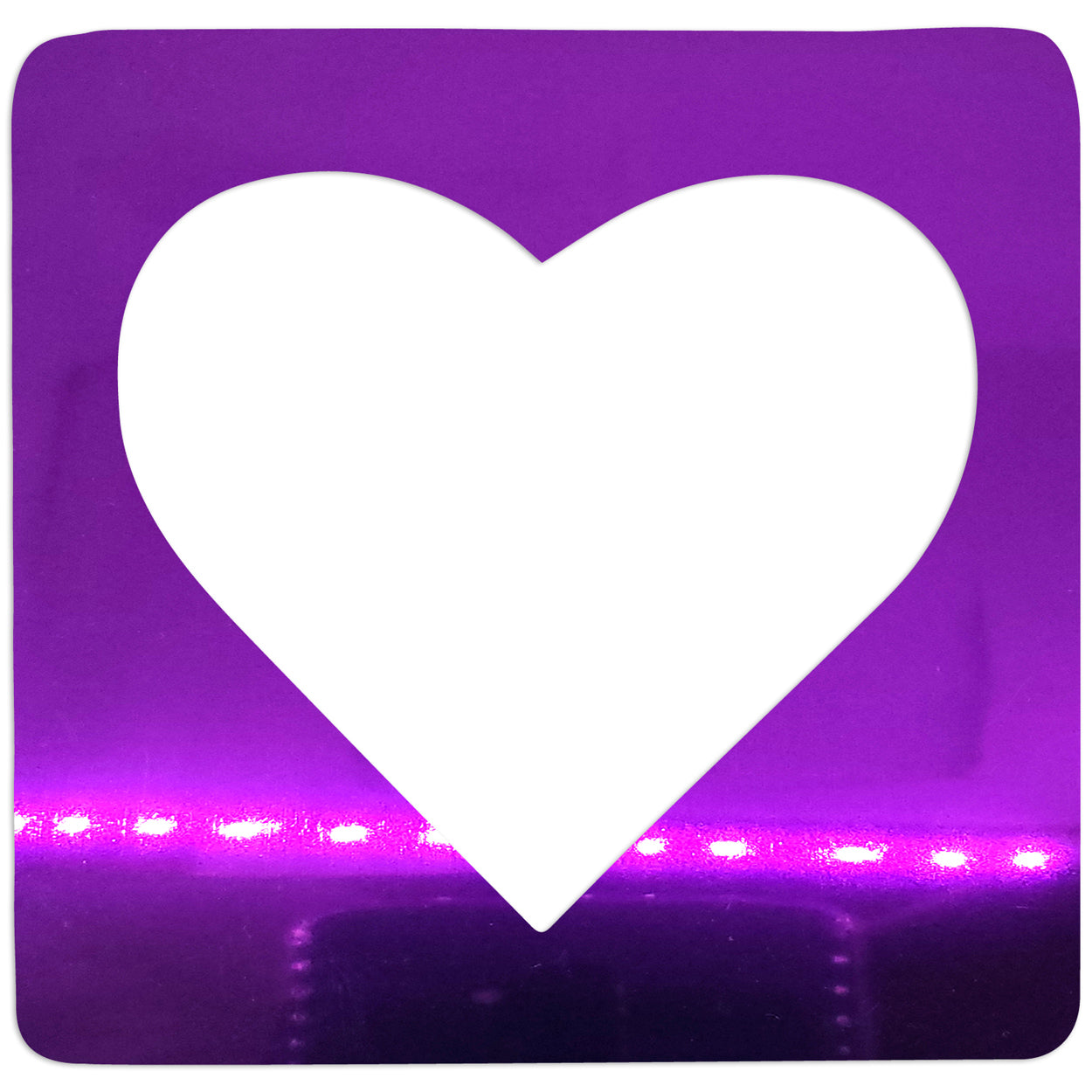 Custom-Bigs 2" & 5" - FRAME HEART Purple