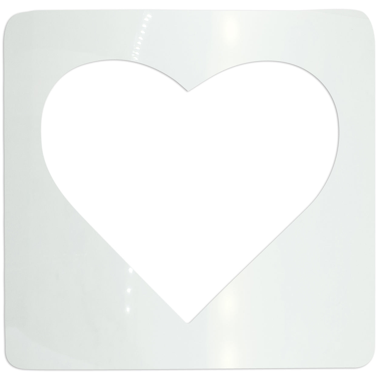 Custom-Bigs 2" & 5" - FRAME HEART White