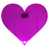 Custom-Bigs 2" & 5" - HEART Fuchsia