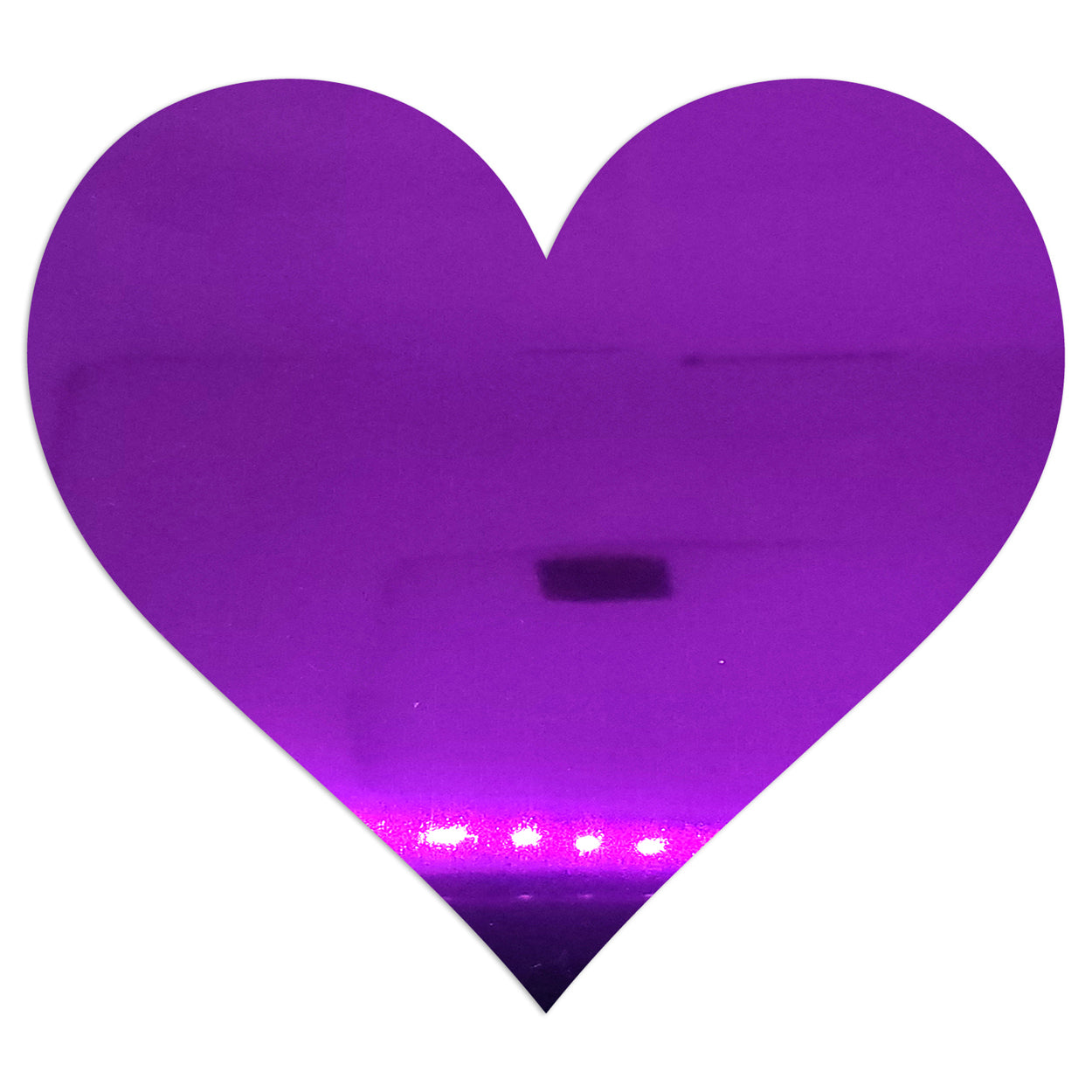 Custom-Bigs 2" & 5" - HEART Purple