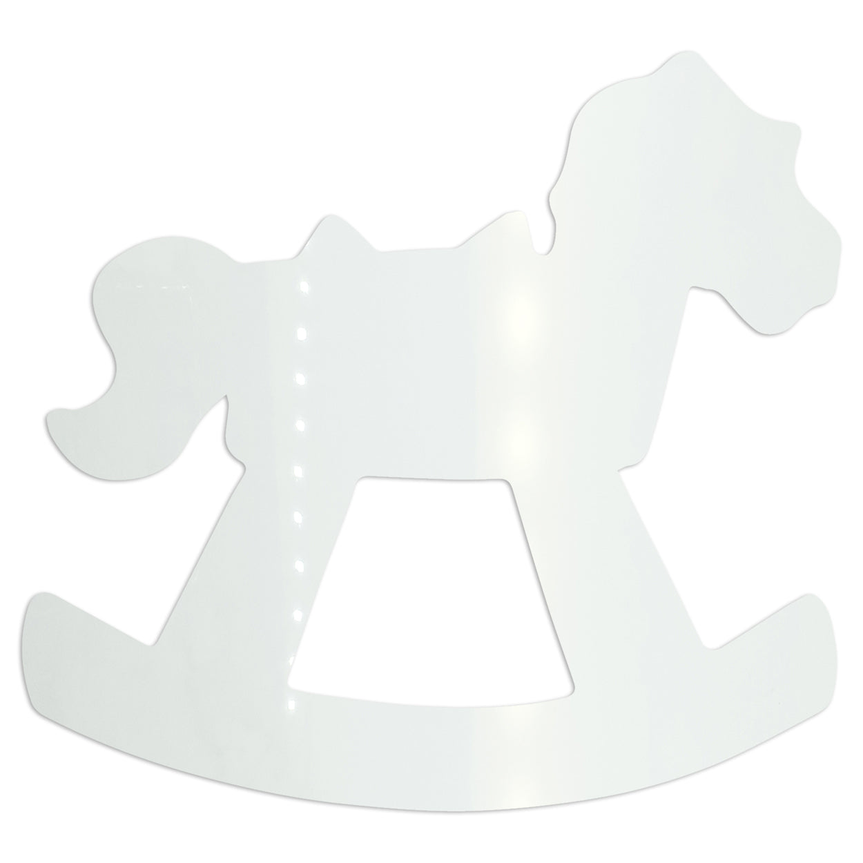 Custom-Bigs 2" & 5" - ROCKING HORSE White