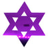 Custom-Bigs 2" & 5" - STAROF DAVID Purple