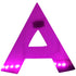 Custom-Bigs 2" & 5" - LETTER A Fuchsia