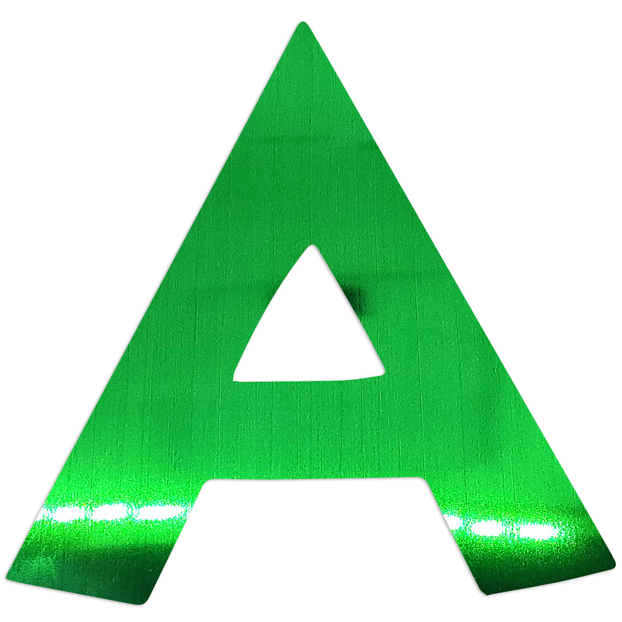 Custom-Bigs 2" & 5" - LETTER A Green