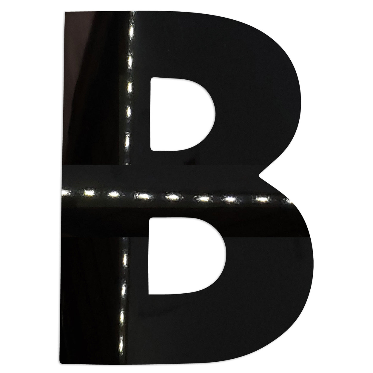 Custom-Bigs 2" & 5" - LETTER B Black