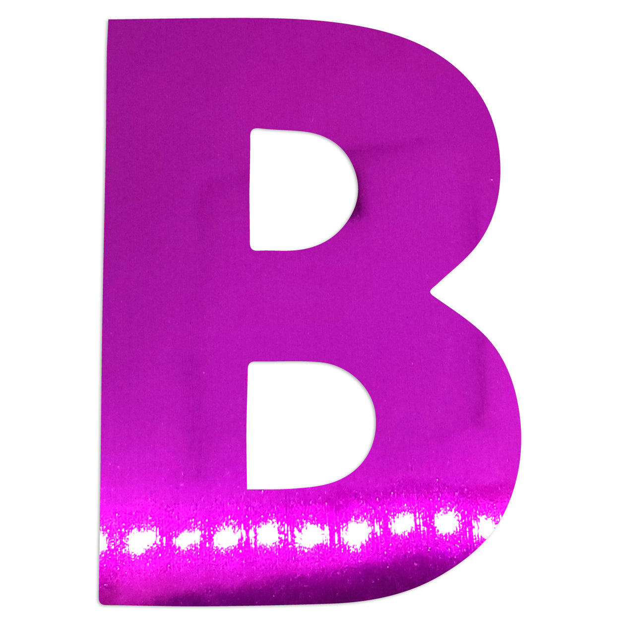 Custom-Bigs 2" & 5" - LETTER B Fuchsia