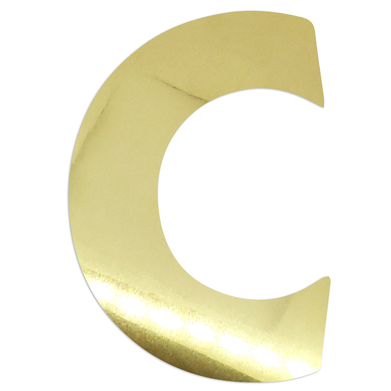 Custom-Bigs 2" & 5" - LETTER C Gold