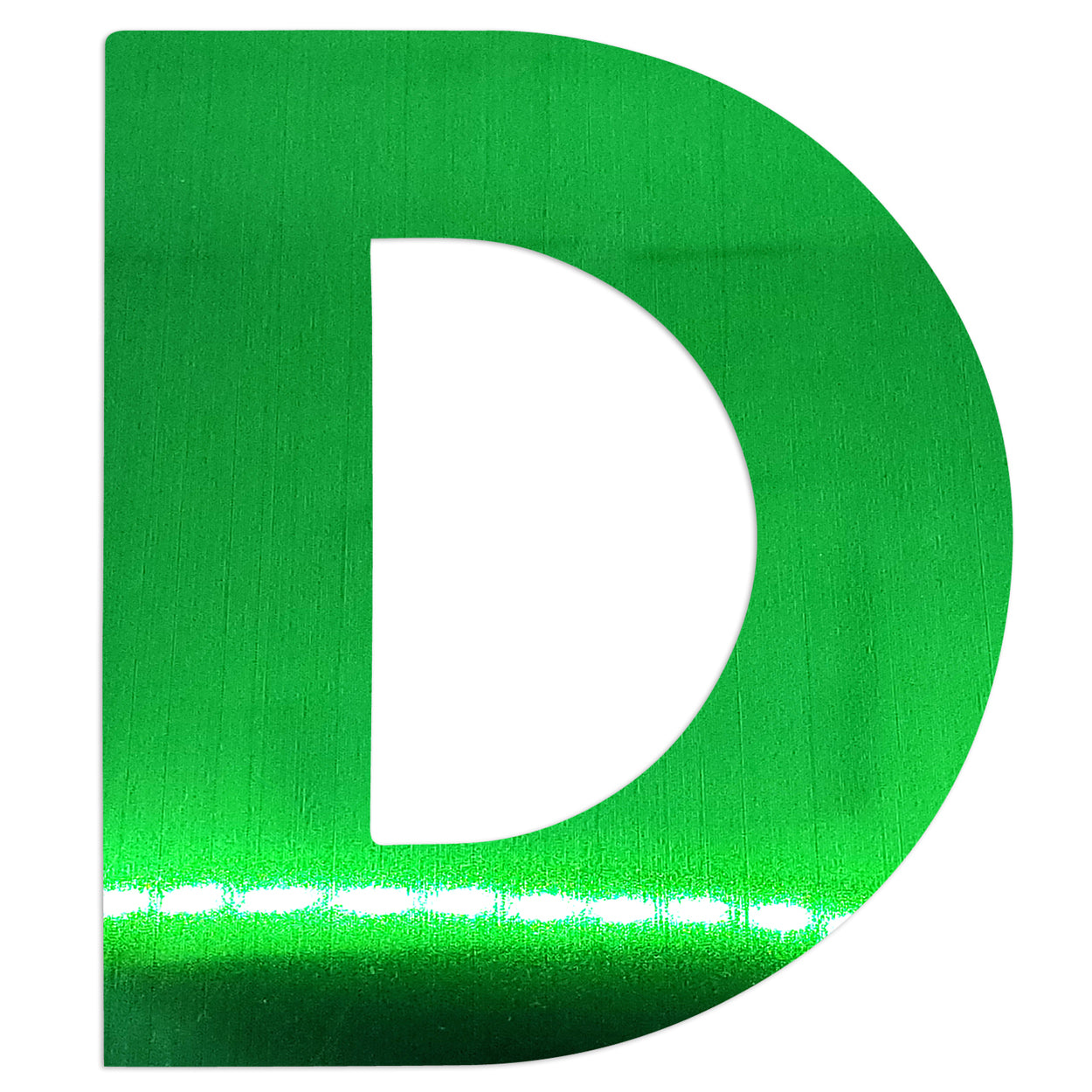 Custom-Bigs 2" & 5" - LETTER D Green