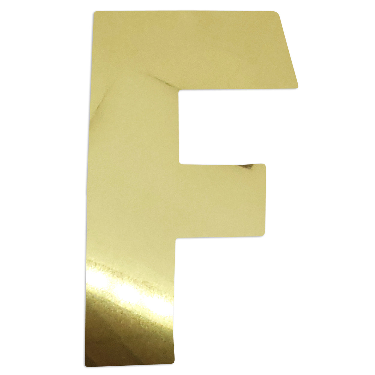 Custom-Bigs 2" & 5" - LETTER F Gold