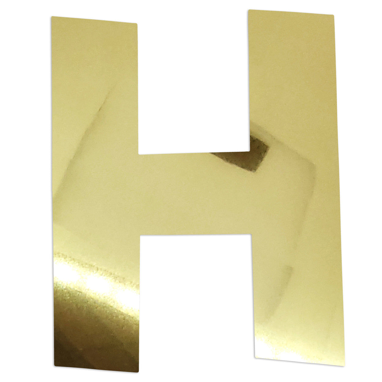 Custom-Bigs 2" & 5" - LETTER H Gold