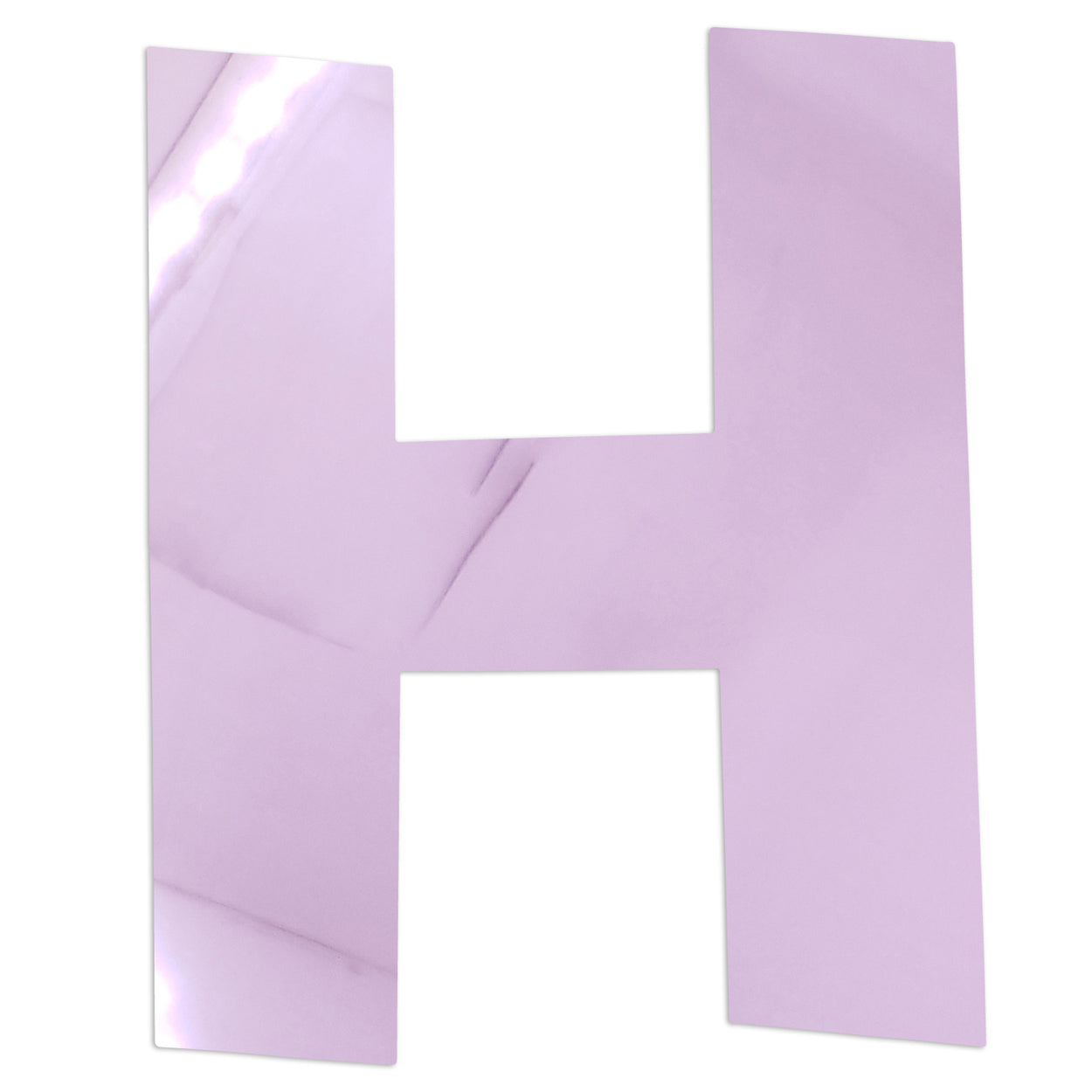 Custom-Bigs 2" & 5" - LETTER H Pink