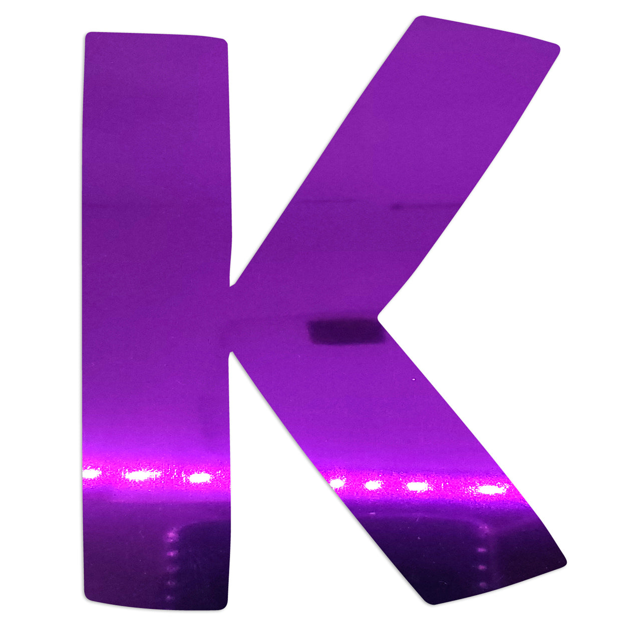 Custom-Bigs 2" & 5" - LETTER K Purple