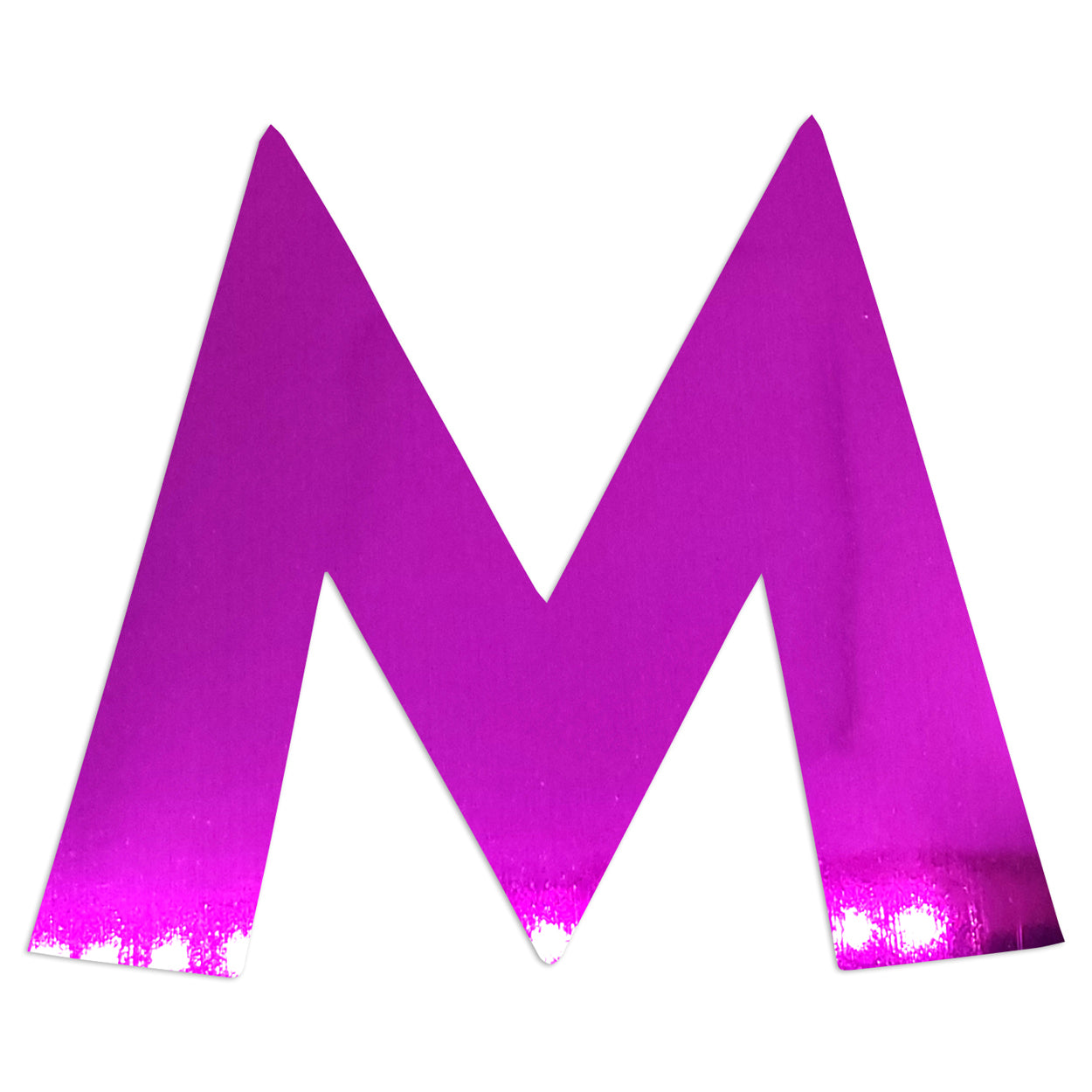 Custom-Bigs 2" & 5" - LETTER M Fuchsia