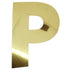 Custom-Bigs 2" & 5" - LETTER P Gold