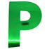 Custom-Bigs 2" & 5" - LETTER P Green