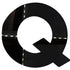 Custom-Bigs 2" & 5" - LETTER Q Black