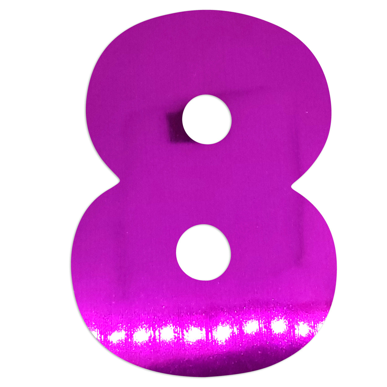 Custom-Bigs 2" & 5" - NUMBER 8 Fuchsia