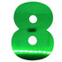 Custom-Bigs 2" & 5" - NUMBER 8 Green