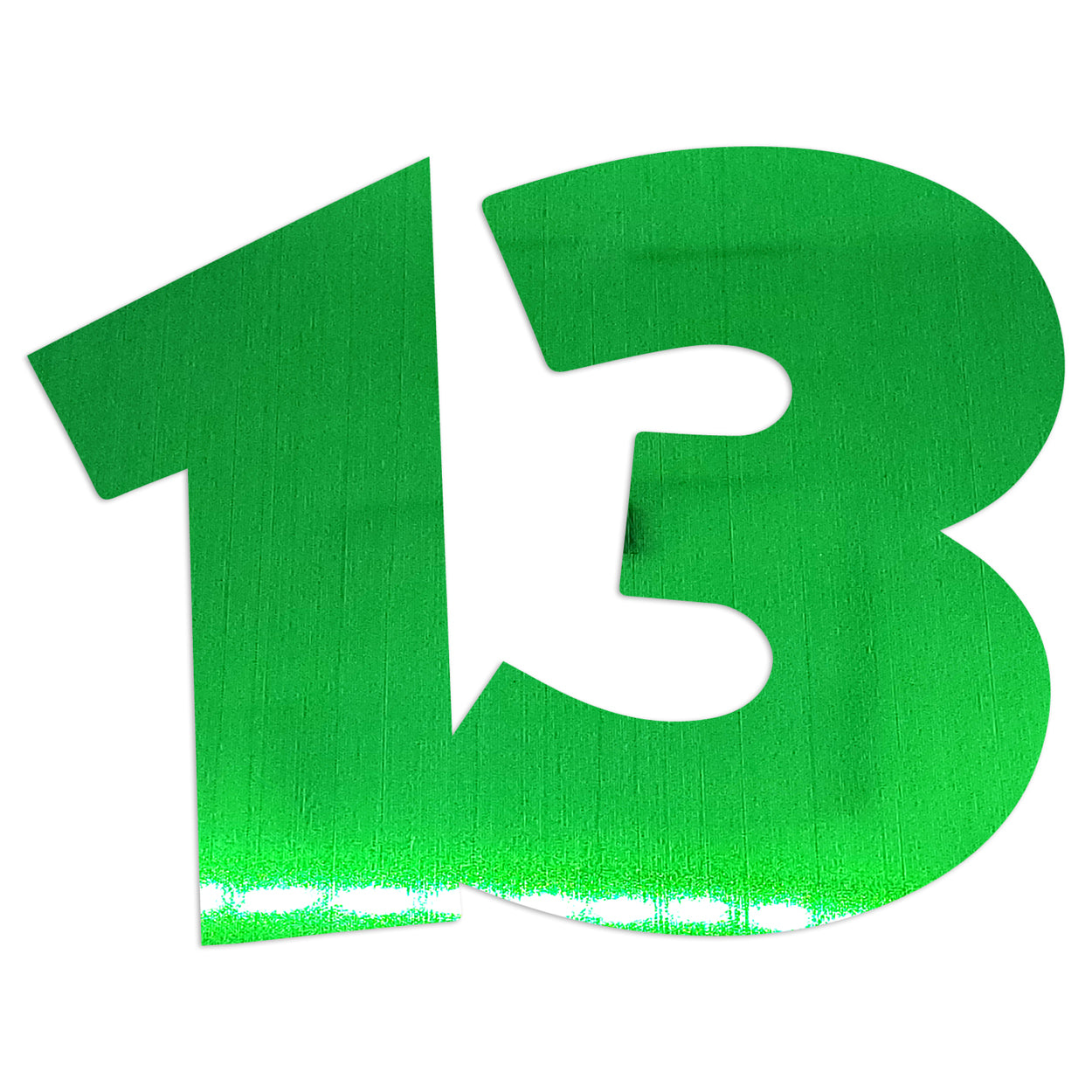 Custom-Bigs 2" & 5" - NUMBER 13 Green