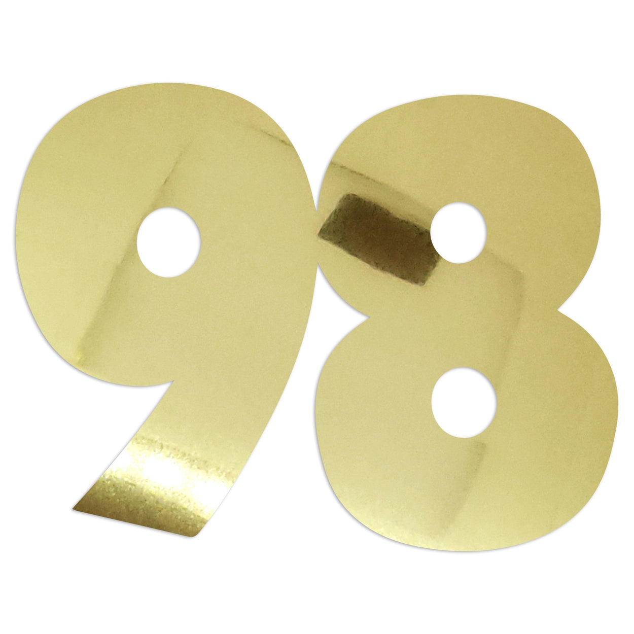 Custom-Bigs 2" & 5" - NUMBER 98 Gold