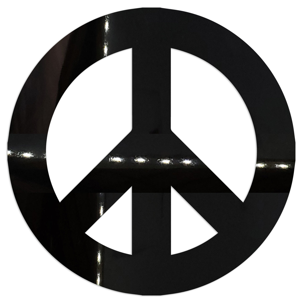 Custom-Bigs 2" & 5" - PEACE SIGN Black