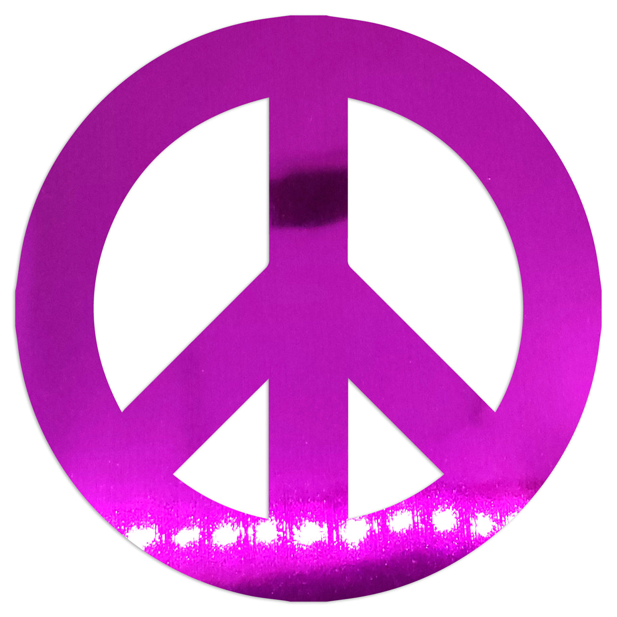 Custom-Bigs 2" & 5" - PEACE SIGN Fuchsia