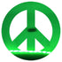 Custom-Bigs 2" & 5" - PEACE SIGN Green