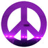 Custom-Bigs 2" & 5" - PEACE SIGN Purple