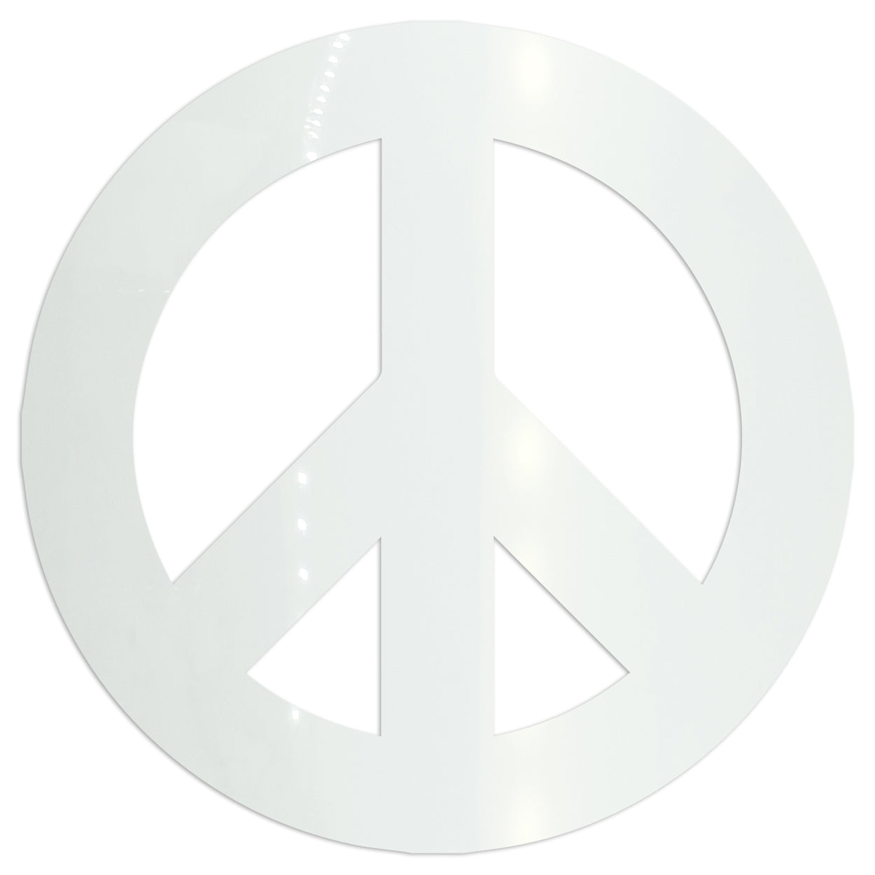 Custom-Bigs 2" & 5" - PEACE SIGN White