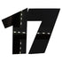 Custom-Bigs 2" & 5" - NUMBER 17 Black